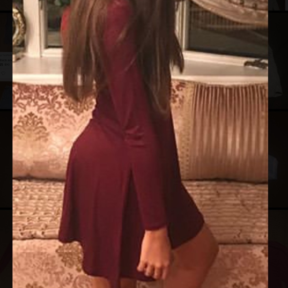 SO maroon dress